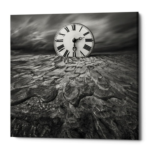 Epic Graffiti Clockwork Giclee Canvas Wall Art 26 x 26 Grey Epic Graffiti Clockwork Giclee Canvas Wall Art 26 x 26 Grey